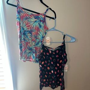 Wonder Nation Multicolor Tropical Print Tank Top